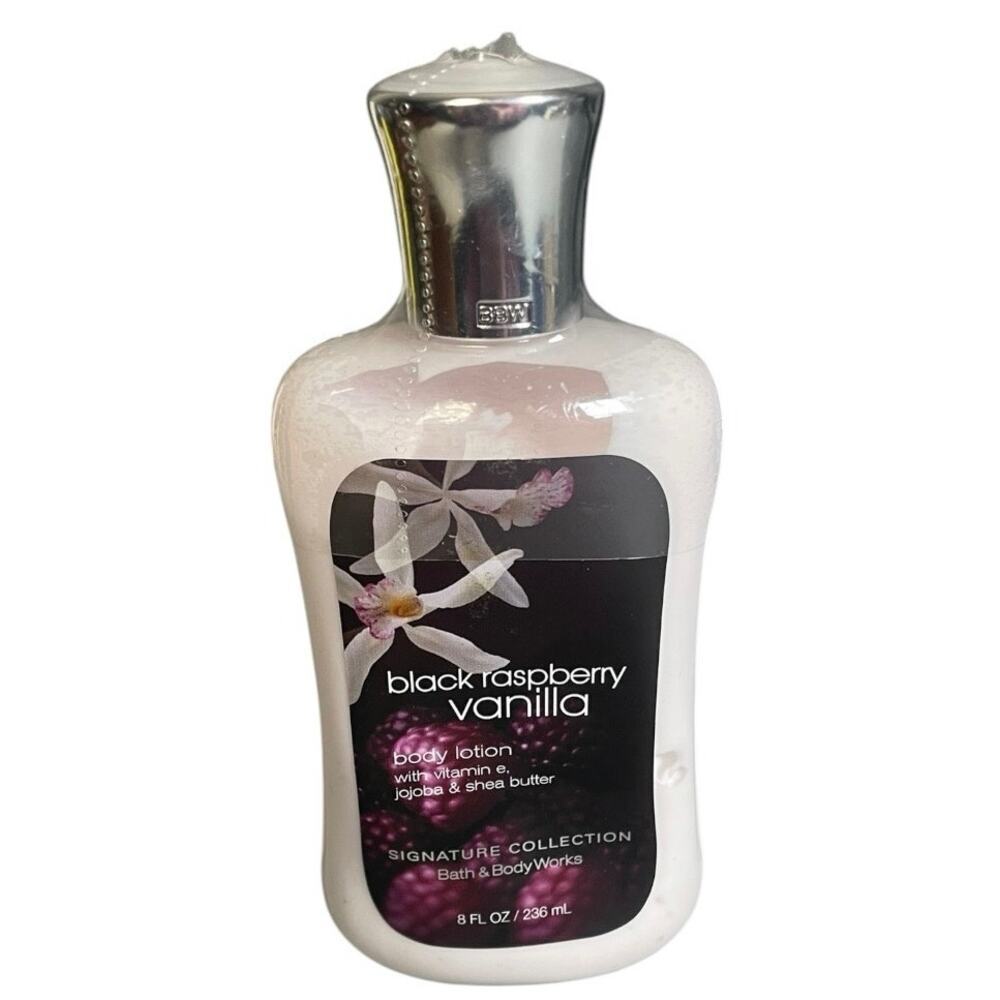New Bath & Body Works Black Raspberry Vanilla Signature Collection Body Lotion